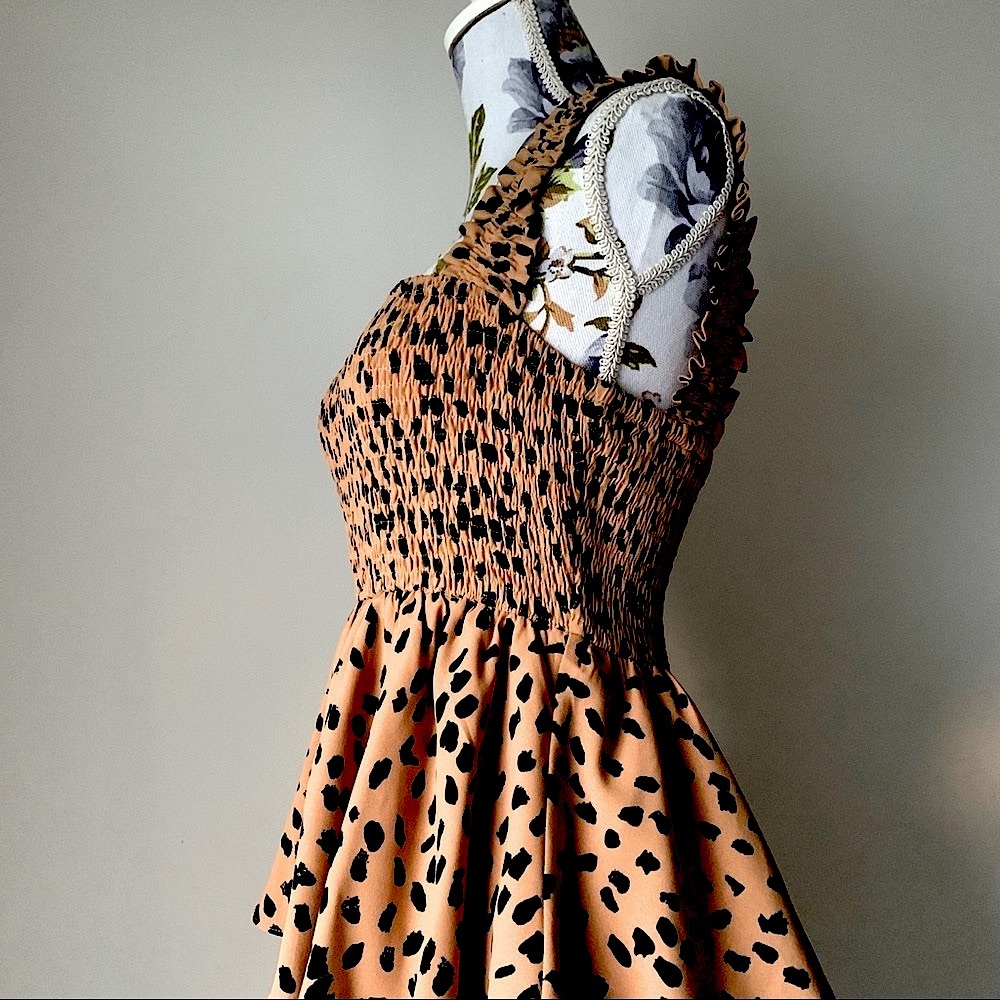 TUSSAH Women’s Sharni Animal Print Midi Dress Size 10 - Picture 6 of 15